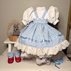 Marie Osmond Wizard of Oz Baby Dorothy Outfit Accessories Lot 12” Doll